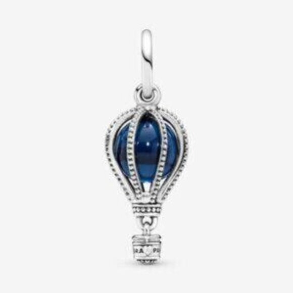 Pandora Blue Hot Air Balloon Travel Charm - Picture 2 of 5